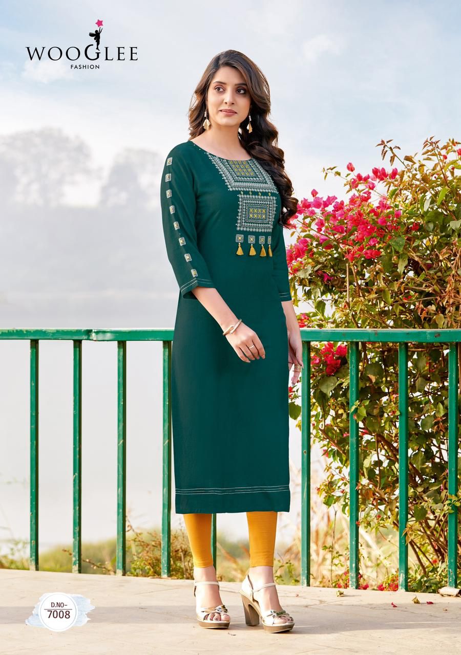 Wooglee 4Ever 2 Fancy New Exclusive Wear Latest Designer Kurti Collection
